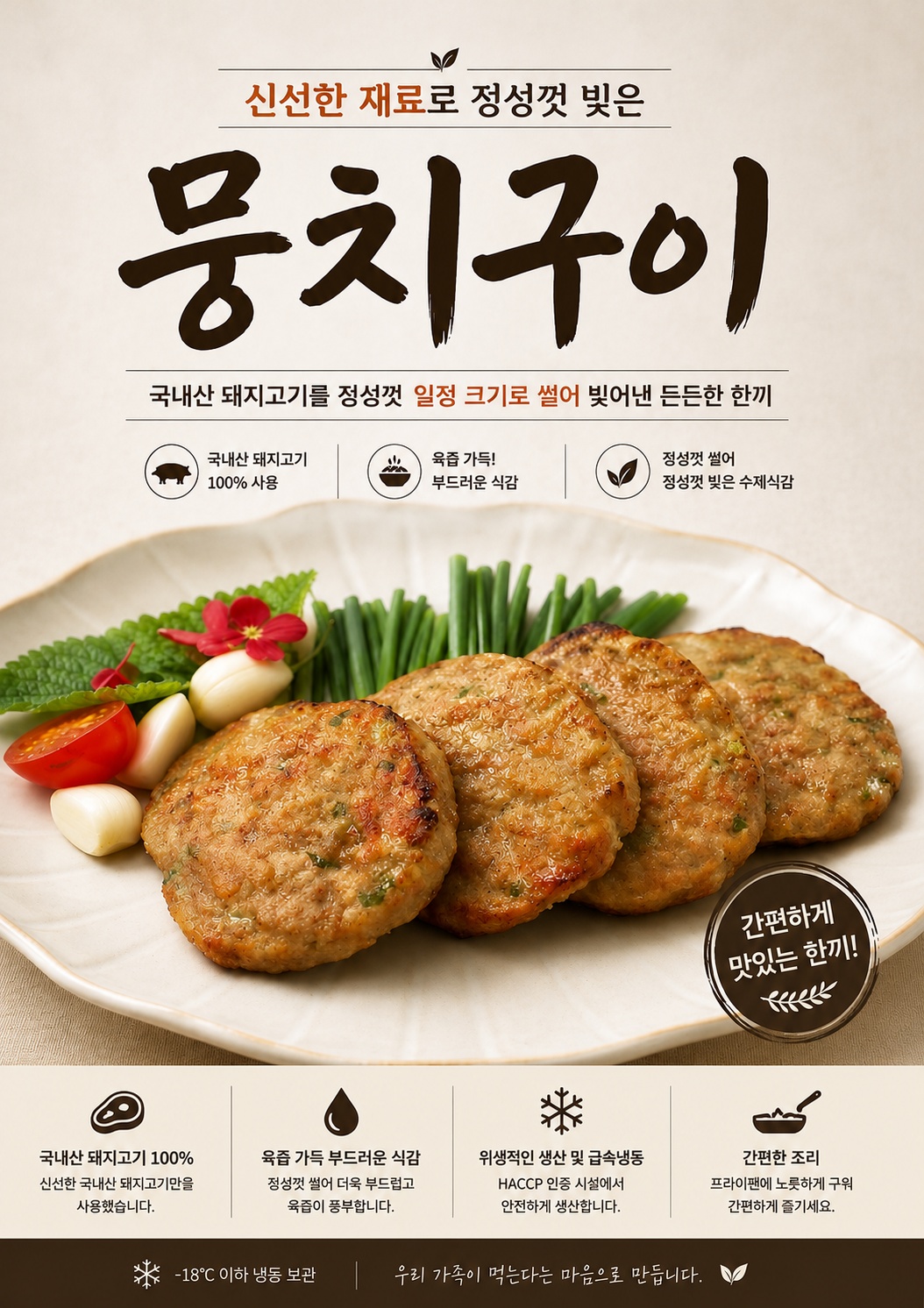 흑돼지 뭉치구이 320g(80g*4)