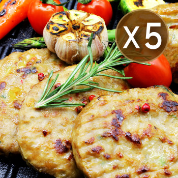 흑돼지 뭉치구이 함박스테이크식 떡갈비 1팩 320g(4장) X 5개 묶음 총20장 직접생산