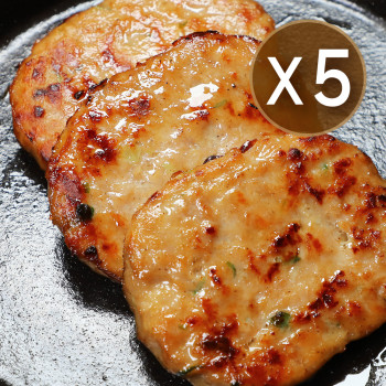 흑돼지 뭉치구이(매운맛) 함박스테이크식 떡갈비 1팩 320g(4장) X 5개 총20장 직접생산